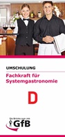 Flyer Umschulung Systemgastronomie